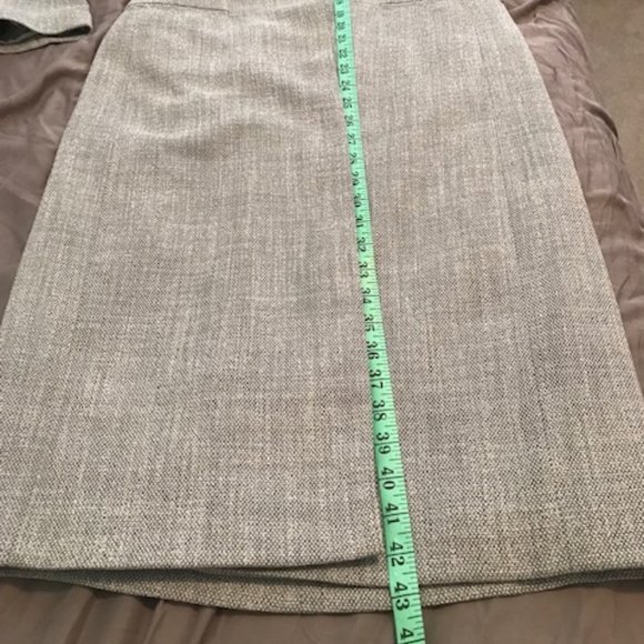 Bluish-light Gray Tweed Maxi Dress Coat ~ NWOT - Picture 12 of 14